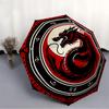 1pc Dragon YinYang Automatic Open/close Umbrella, 8-Rib sturdy structure, Portable Travel Umbrella, Parties, Everyday Use, Outdoor Accessory