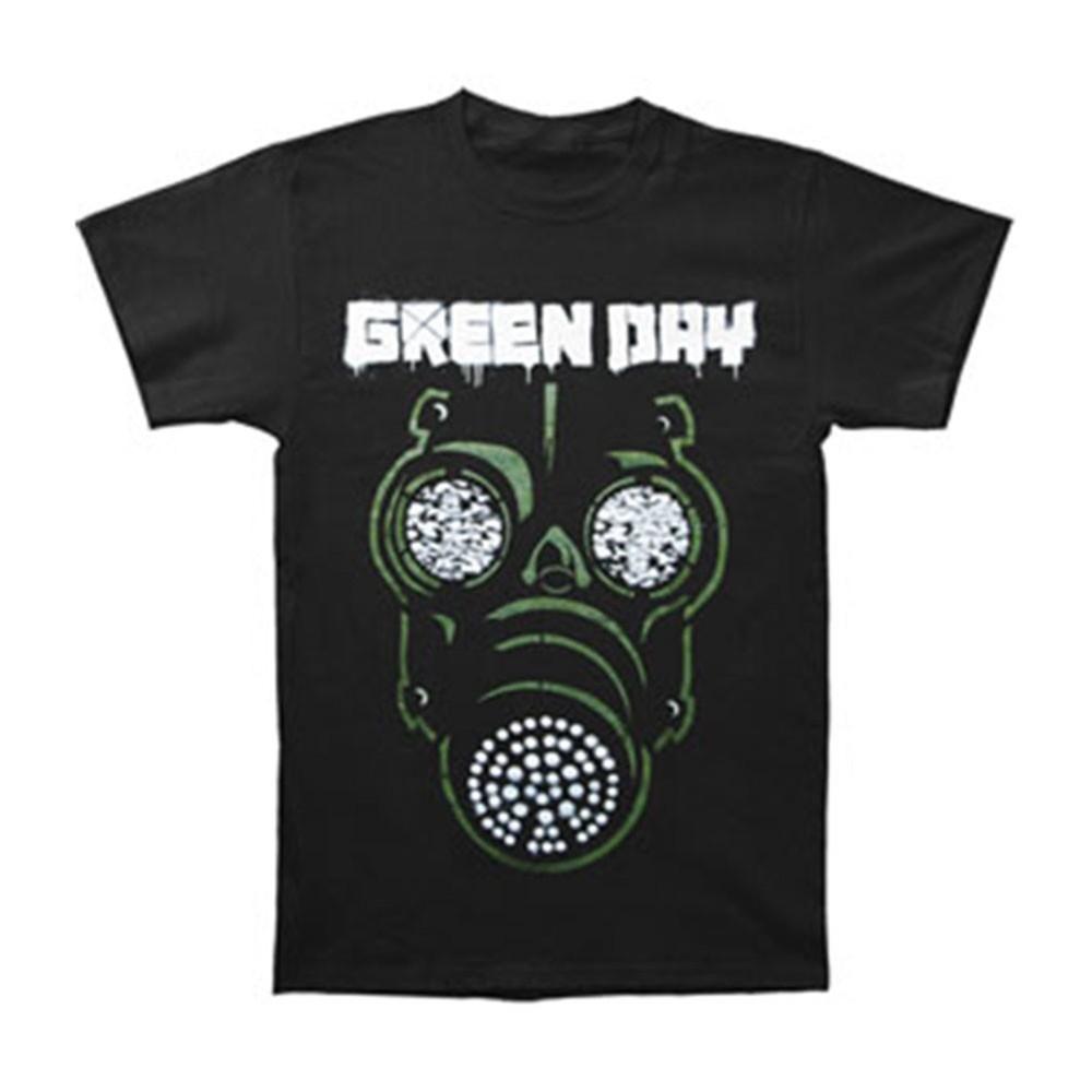 Green Day Green Mask T-shirt Small Black Unisex T-Shirt XXXL