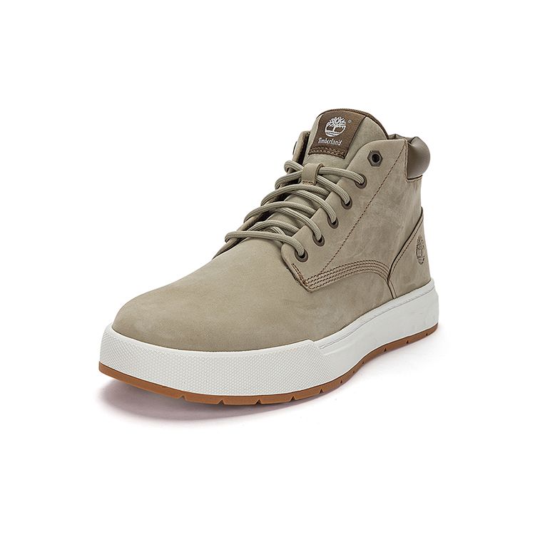 Timberland Comfortable Lightweight Slip-Resistant Mid-Top Sneakers Men Sneakers Light-Gray-Brown A674NW