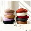 Women S Vintage Versatile Korean Style Small Face Mushroom Beret Hat Customizable