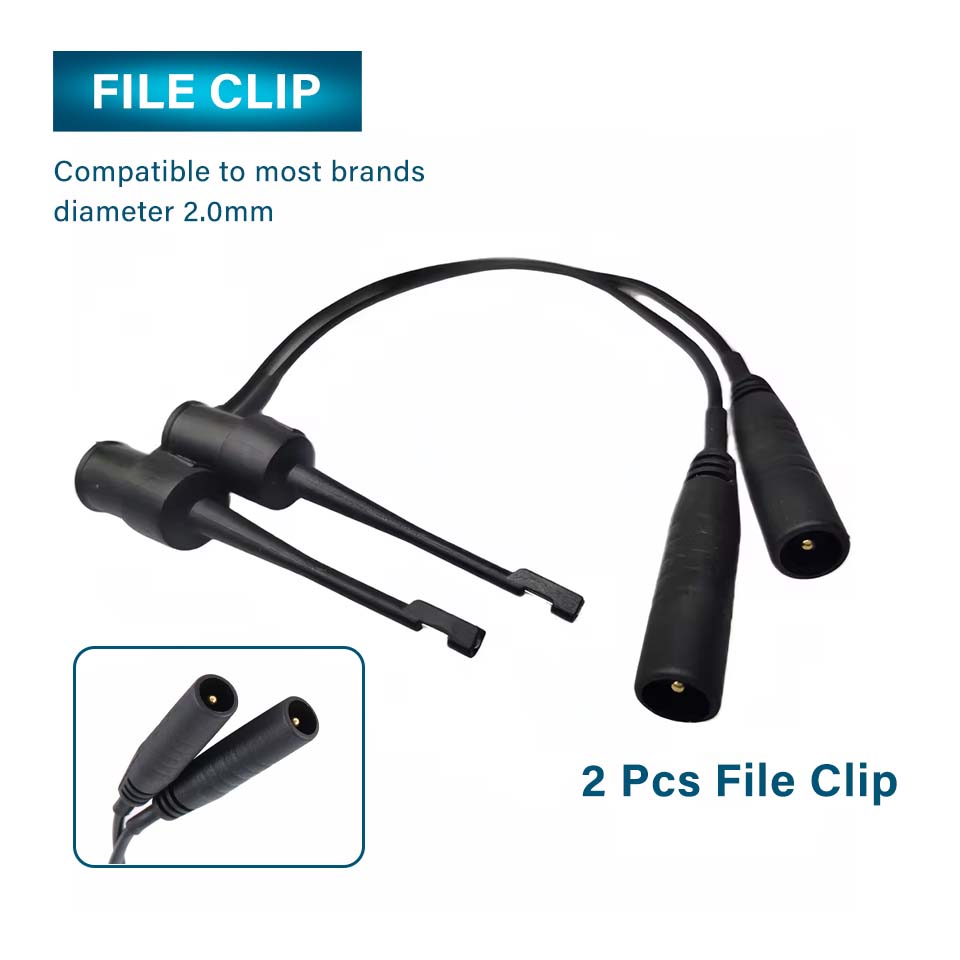 Endodontic Measuring Wire Set Endo Test Files, Lipe Hooks Clips for Apex Locator, Root Canal Accessories, Dental Endo Instrument