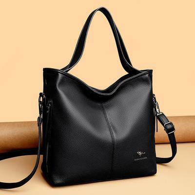 Serie de Bolsos Tote Colgantes de Oreja Moda Grande Mediano Cuero de Vaca Bolso de Mujer Bolso Cruzado de Hombro para Viajes