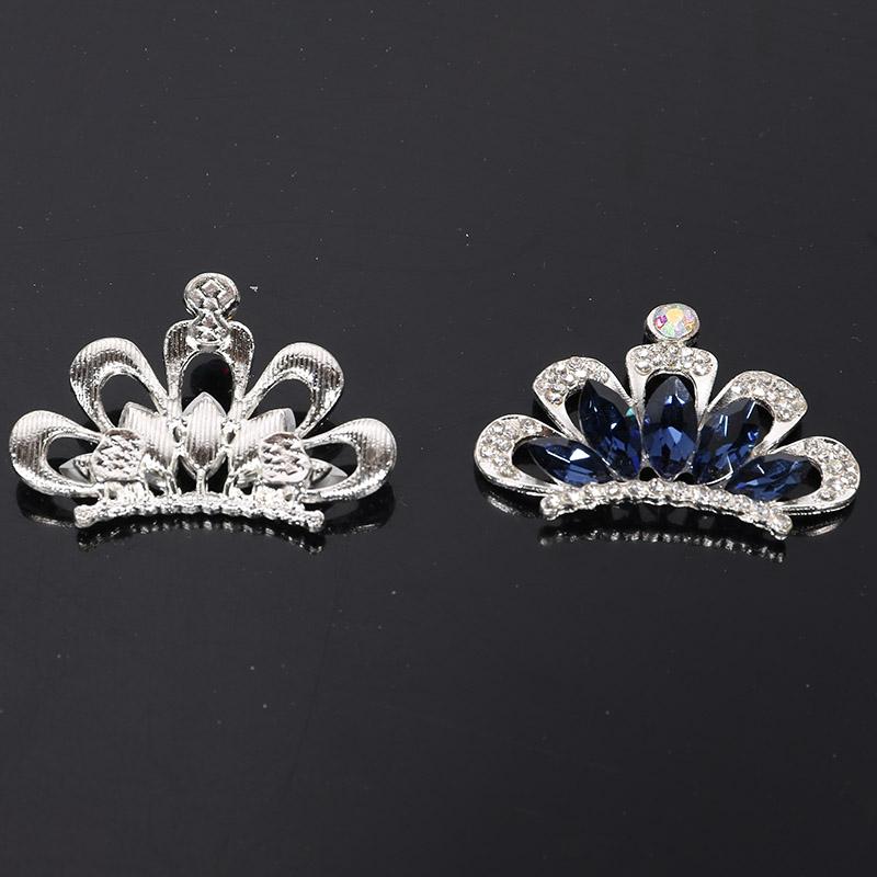 2018New 30Pcs Crystal Horse Eye Crown Rhinestone Buttons for DIY Accessoriess or DIY Phone Case Decoration BD50