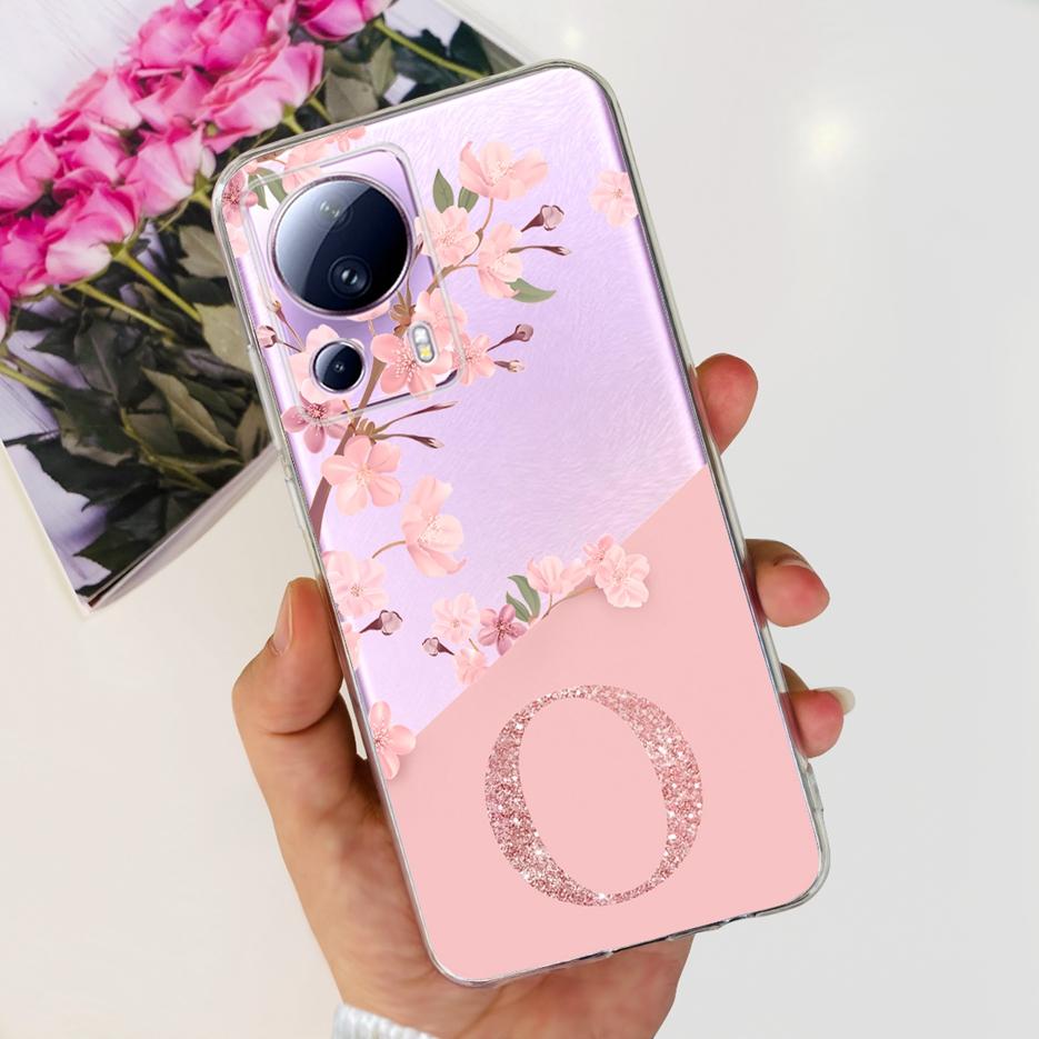 For Xiaomi 13 Lite Case Civi2 New Letters Cover Clear Silicone Phone Case For Xiaomi Civi 2 Mi 13 Lite Soft Fundas 6.55'' Bumper