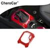 Inner Console Gear Shift Panel Cover Trim Ring Fit For Jeep Renegade 2016+ Red