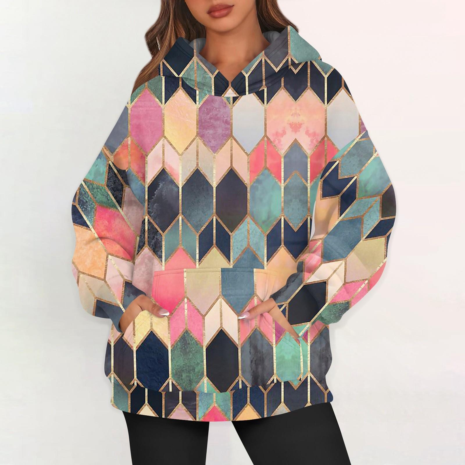 

Женские худи оверсайз из флиса, толстовки с длинным рукавом, пуловеры с карманом XXXL