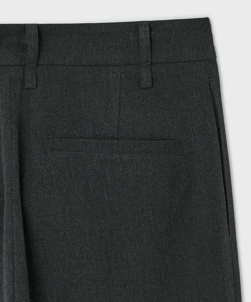 Bellie City Essential Slacks - Charcoal