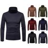 Cotton Thermal Mens Turtle Neck Skivvy Turtleneck Sweaters Stretch Tops Shirt
