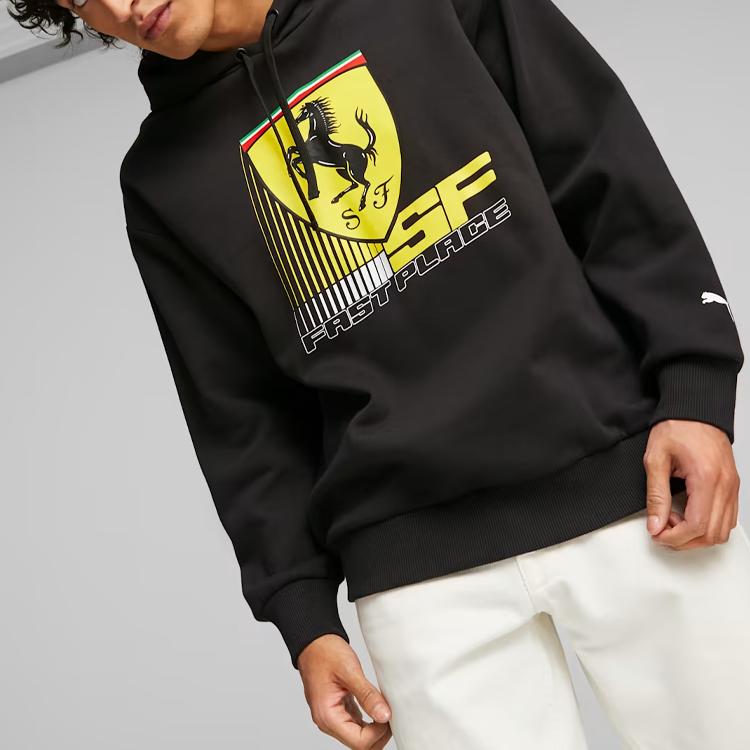 Puma Scuderia Ferrari Race CBS Hoodie Men Hoodies Black 622233-01