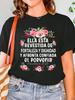 TShirt 2025 Camiseta Cristiana En Espanol Versiculo Spanish Christians TShirt Printed ONeck Casual T