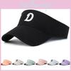 Embroidered Letter D Spring Couple Sun Hat Mountaineering Breathable Top Empty