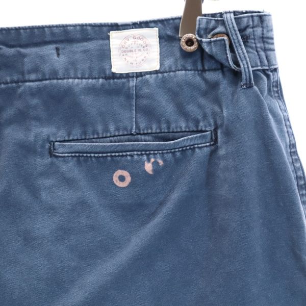 RRL Šortky w33 Námořnická modř systém RALPH LAUREN zapínání na knoflíky Pánské Použité