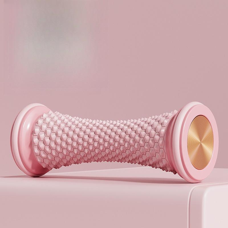 1 foot massage roller with speed control - deep tissue massage rough surface, suitable for yoga and fitness hobbies