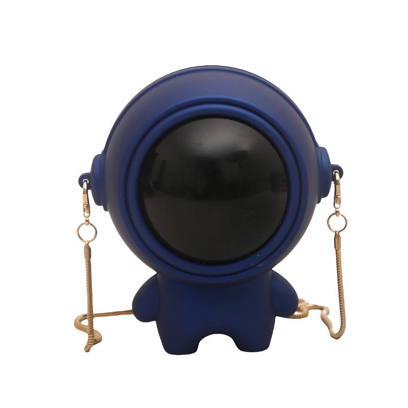 Personality Funny Astronaut Bag 2025 New Fashion Box Bag Women's Versatile Candy Color Messenger Small Round Bag