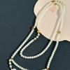 108-Bead Green Tassel Necklace - Long Chinese-Style Sweater Chain Accessory