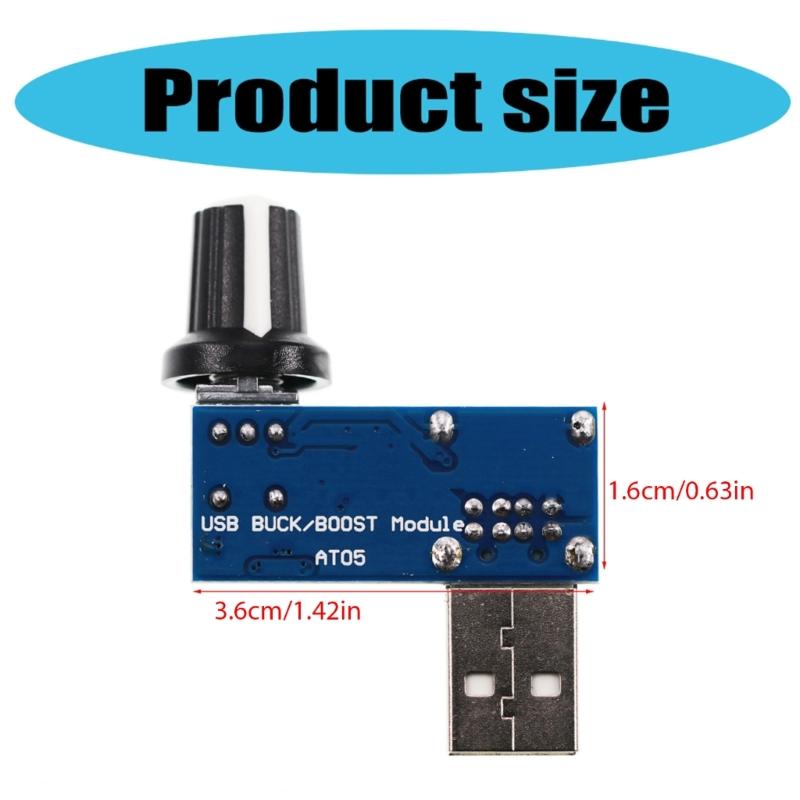USB Lüfterdrehzahlregler Drehzahlregler DC4-12V Geräuschreduzierung Mehrstufige Einstellung Regler