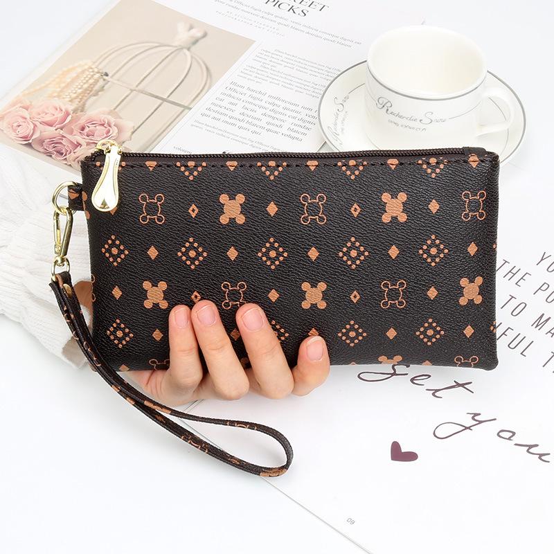 Elegant Women's Clutch Wallet: Long, Large-Capacity Coin Purse & Phone Bag