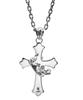 LION HEART HOWL Howling Cross Necklace S SIZE Sterling Silver 925 50cm / / /