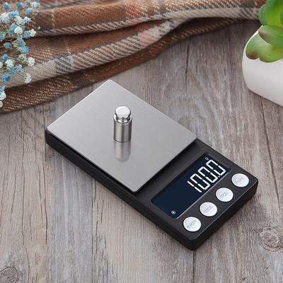 Balance de cuisine électronique portable avec écran LCD, précision 500 g 0,1/500 g 0,01/200 g 0,01