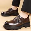 Italian Men Outdoor Footwear 2026New Genuine Leather Thick Bottom Oxford Shoes Designer All-match Casual Leather Business Shoes0