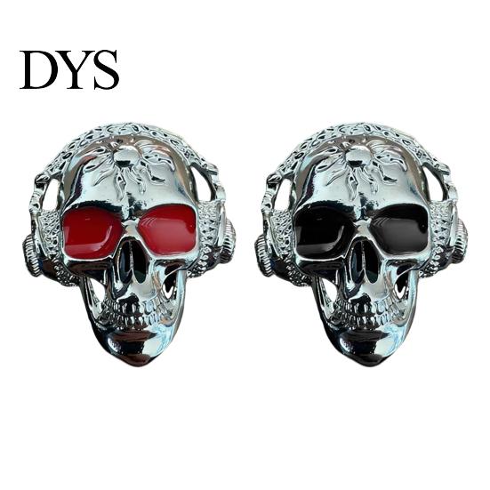 Personalized Car Accessories for Enthusiasts Skull Vent Clips, Metal Head Air Shaped Perfume Clip Freshener Charm, Halloween Auto Interior Accessory