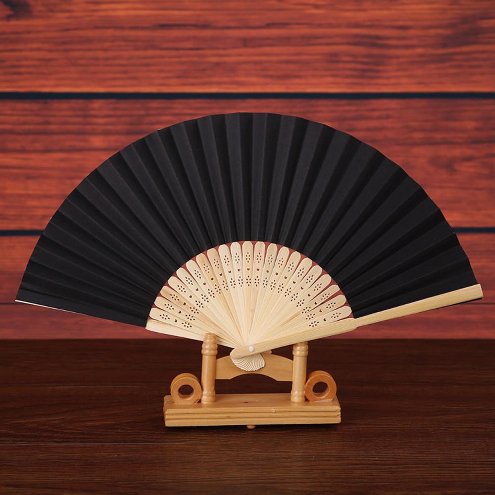 Handmade Kids Drawing Wedding Folding Chinese Style Paper Fan Hand Held