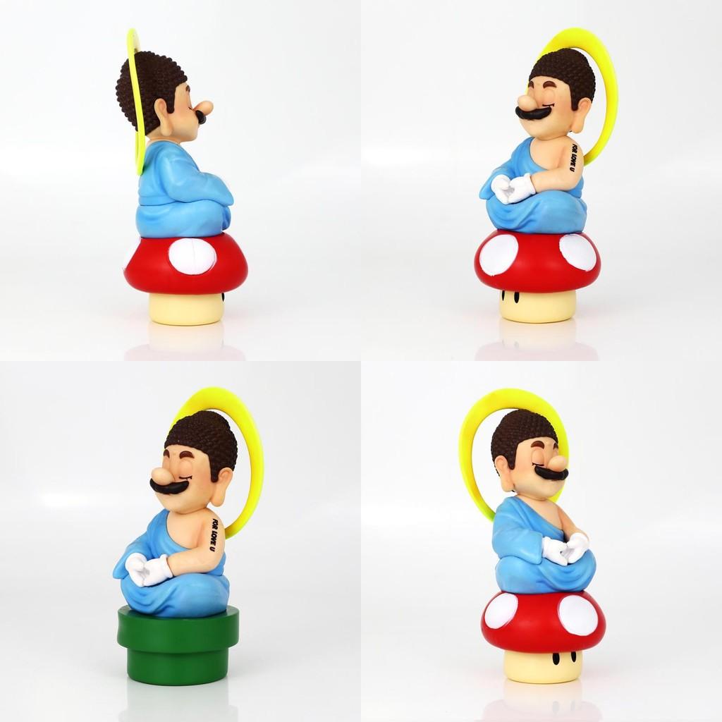 Super Mario Charming Anime Figurine Display With Colorful Water Pipe Style Mario