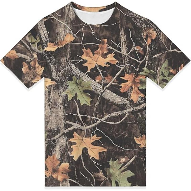 Men's Camouflage Pattern Is Suitable for Outdoor Activities, Designed for Summer Ventilation and Exclusive Use