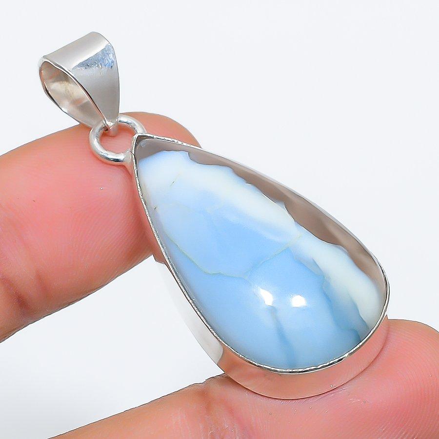 

Owhyee Opal Gemstone Handmade 925 Sterling Silver Jewelry Pendant 1.81 SU-9885