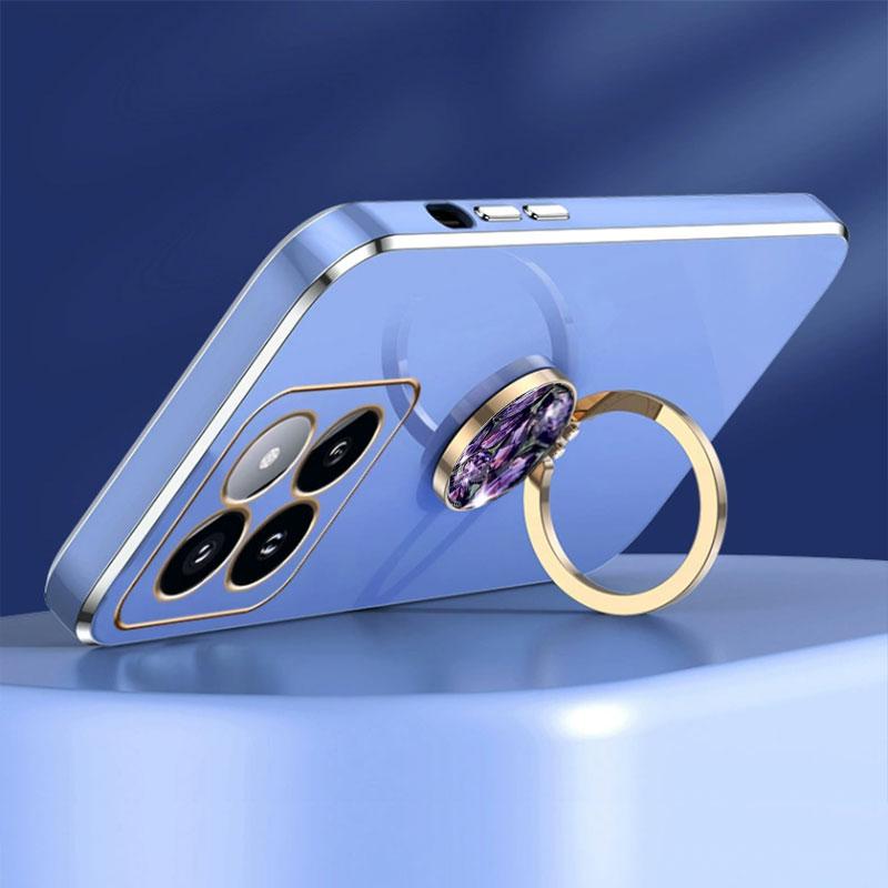 A98 5G Case Luxury Diamond Ring Cover For OPPO A98 2023 CPH2529 A78 A58 A16 A17 A38 Phone Case With Lanyard Plating Case A 98