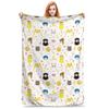 Sailors Moon Blanket Cozy Soft Throw Blankets for Couch 50x60 Inch Multi-size Plush Thin Quilt