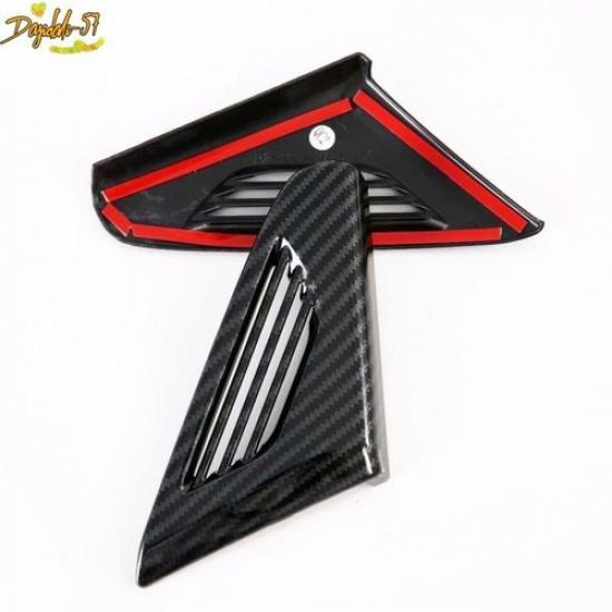 Accessories For Tesla Model X 2016- Side Air Outlet Vent Frame Cover Trim