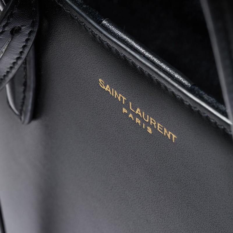 Saint Laurent Shopping Mini Bag Noir Women Bags Black 773995-AADDI-1000
