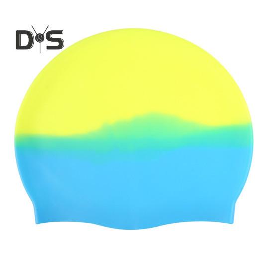 Czepek pływacki dla dorosłych silikonowy, wodoodporny, do basenu, antypoślizgowy czepek kąpielowy do długich i krótkich włosów, aby włosy pozostały suche