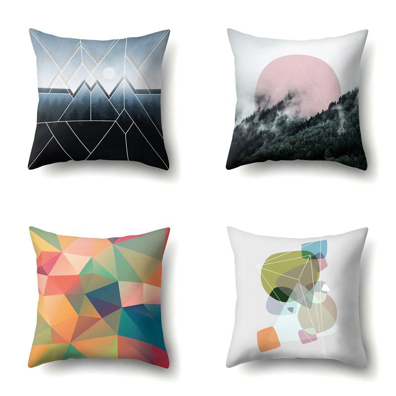 Polyester Pillowcase Automobile Decoration Home Printed Pillowcase
