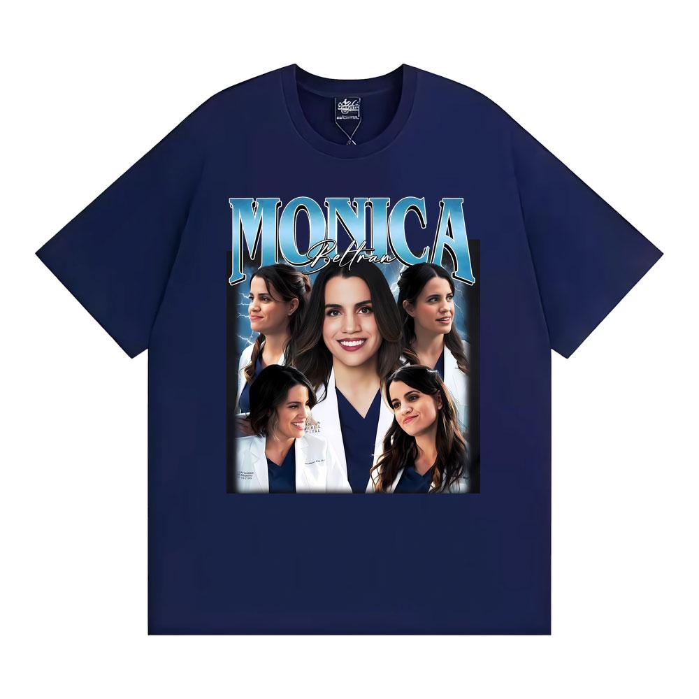Monica Beltran Vintage Y2K Aesthetic Graphic Tshirt Harajuku Hip Hop Summer T Shirts Casual 100 Cotton Oversized Loose T Shirt