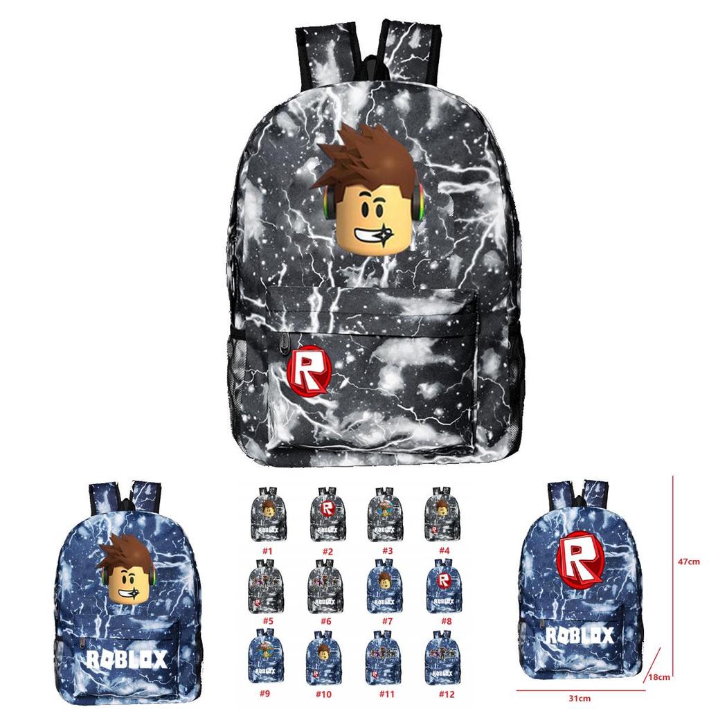 Backpack Kids Roblox School Bag Students Boys Bookbag Travelbag Handbags