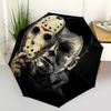 1pc Friday the 13th Horror Icons Umbrella with Plastic Handle,Suitable for All Seasons Home Travel Outdoor UmbrellaM1372