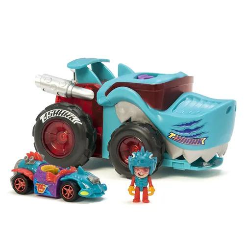 T-RACERS Vehicle Mega Wheels T-SHARK Figure MAGIC BOX