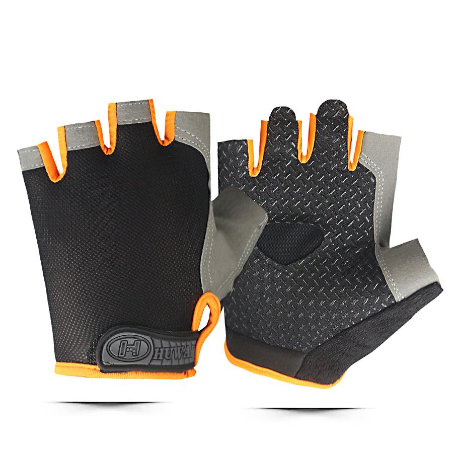 Breathable Half-Finger Cycling Gloves - Non-Slip, Shock-Absorbing, Sun Protection for Outdoor, Yoga, Driving