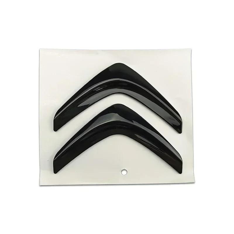 

Чорно-срібна задня емблема-значок для автомобіля Citroen Elysee Berlingo Xsara C3 XR C4 Picasso Sega Aircross C5 Автомобільний багажник Модифікація Наклейка 10x9cm чорний