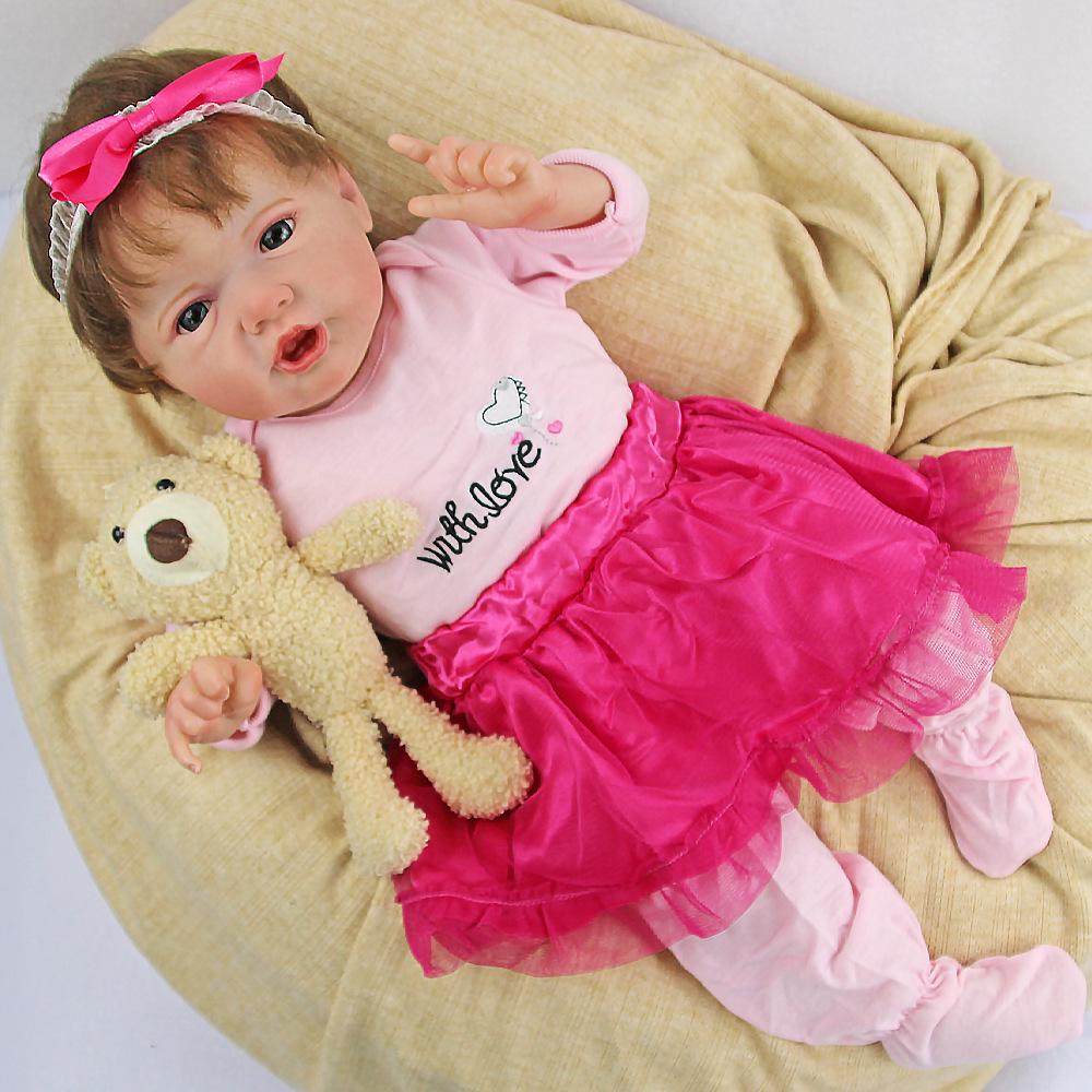 55cm Gertie Reborn Vinyl Baby Doll - Toy Gift