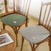Cuscino Spesso Lavabile per Seduta in Memory Foam, Cuscino per Sedia, Cuscino da Pranzo con Lacci, Fondo Antiscivolo, Copertura per Arredamento Casa, Morbido e Caldo per Ufficio Autunno Inverno Legno