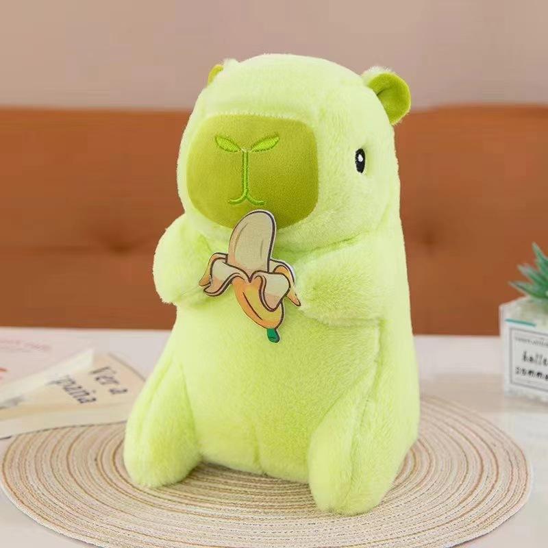 Premium Eight-inch Machine Doll Plush Toy Wedding Throwing and Pushing Event Gift Capybar Doll