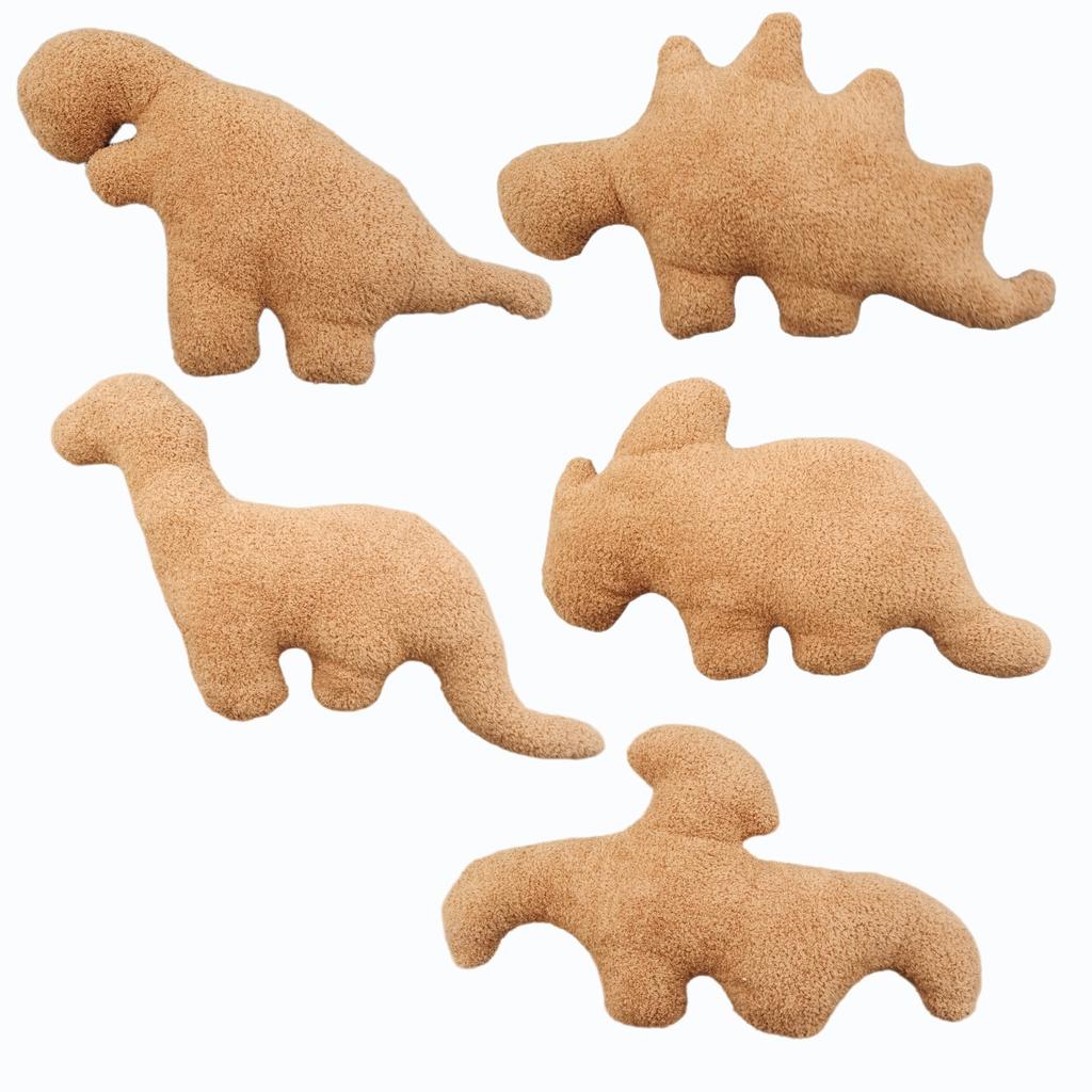 Dinosaur Chicken Nugget Doll Pillow Stegosaurus Tyrannosaurus Plush Toy