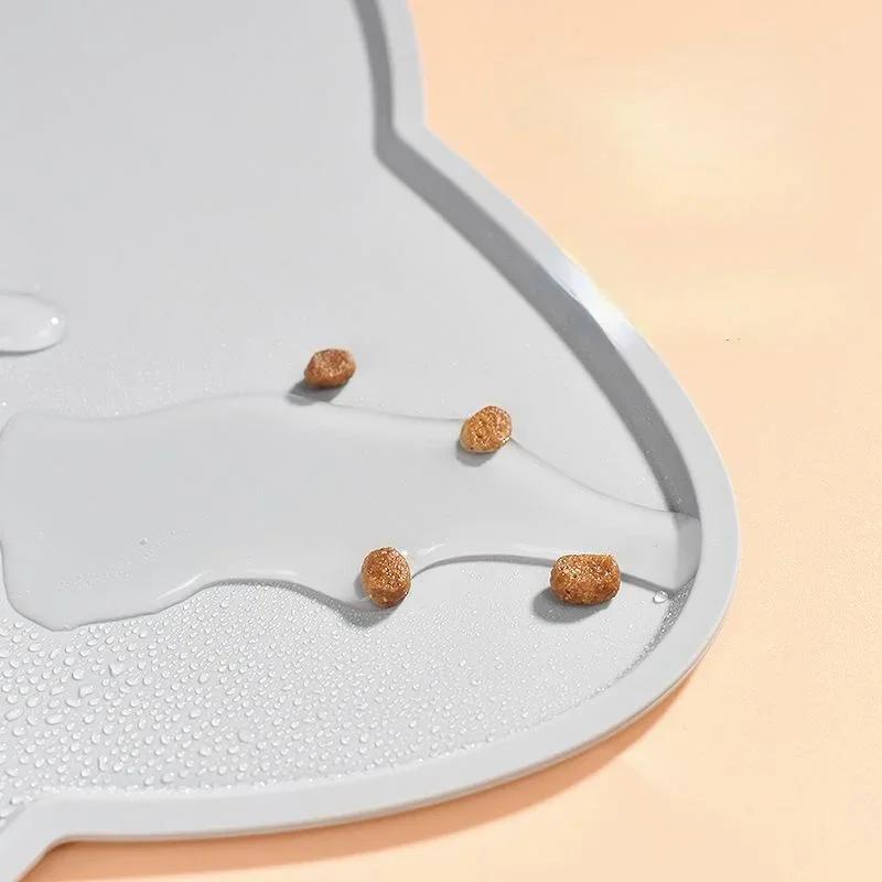 Anti Overflow Anti Slip Waterproof and Easy To Clean Pet Silicone Meal Mat Cat and Dog Mat Pet Meal Mat