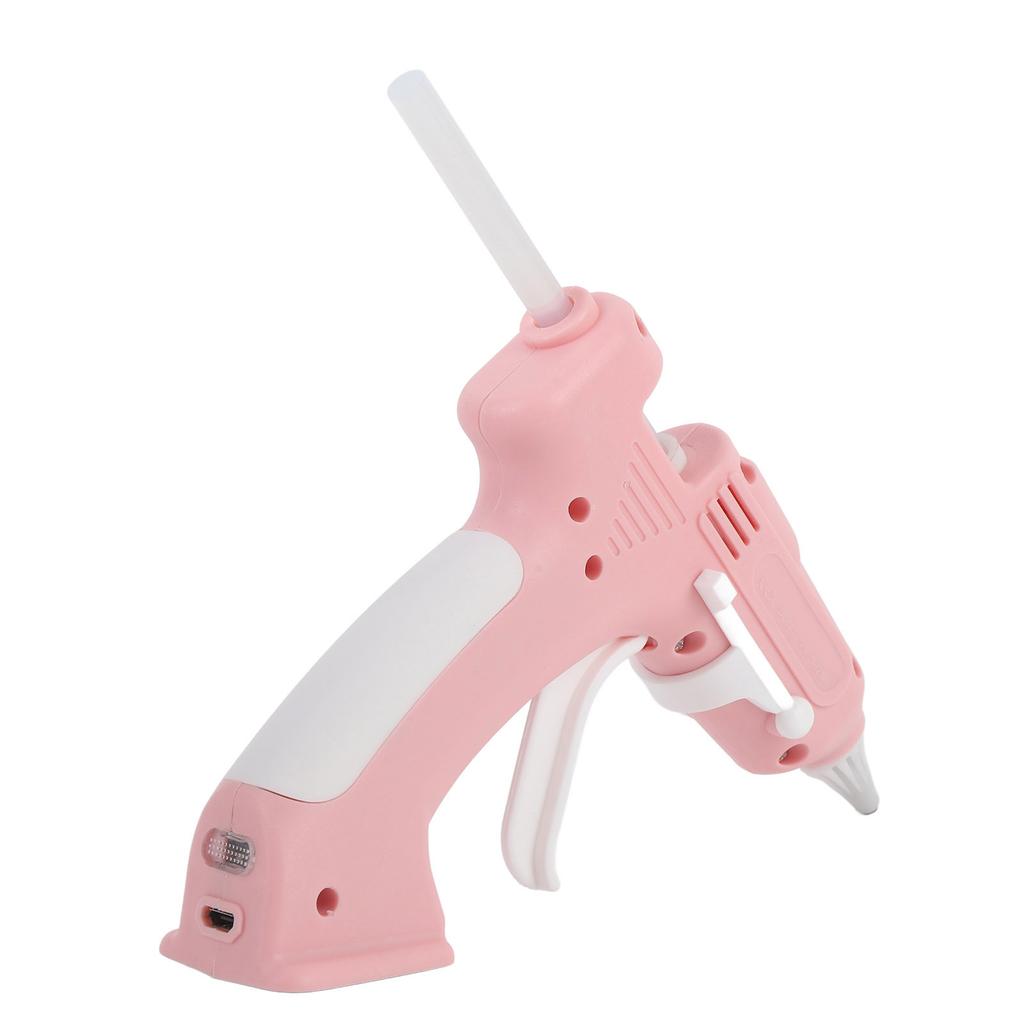 Electric Hot Glue Kit with 10Pcs 7mm High Adhesion Sticks Cordless Hot Melt Glue Tool for Home and Crafting