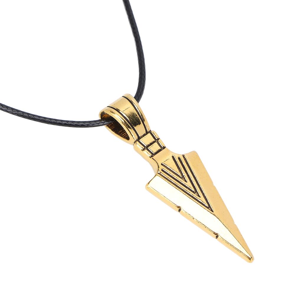 Necklace Alloy Simple Fashionable Arrowhd Pendant Men Necklace Jewelry for Birthday Party