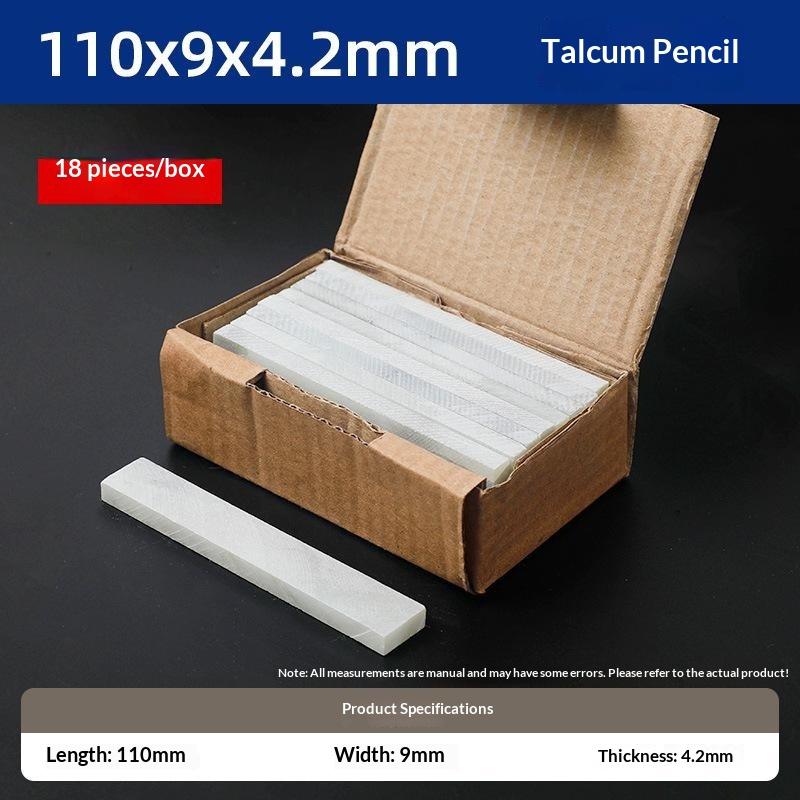 Slate Marker Pencil Soft Natural Mineral Talc Strips Easy Erasable Pen for Metal Cutting Scribing Hardware Processing Use