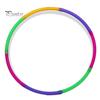Detachable 50/60cm Colorful Plastic Hula Kids Children Fitness Sports Hoop Tool